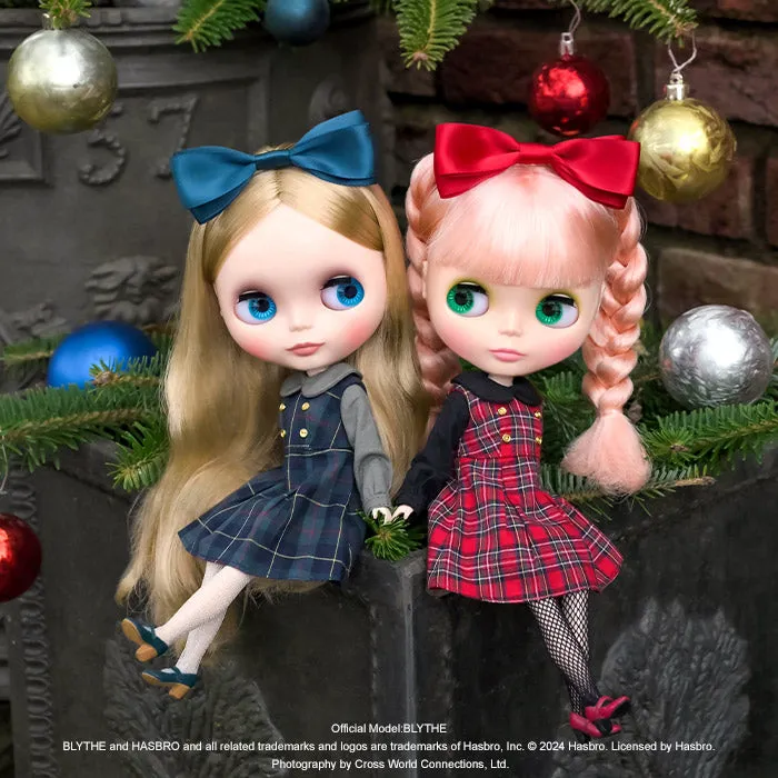 [Winter Sale]Dear Darling fashion for dolls「チェックジャンパースカートセット」